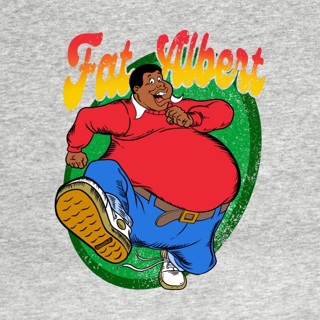 fat albert vintage cartoons by Luckyno